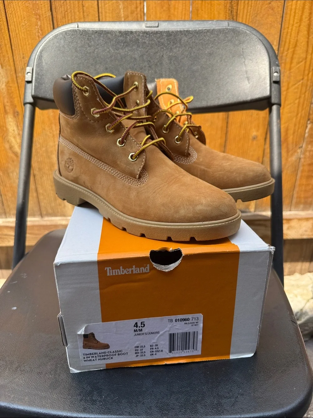 Timberland Men's Brown Nubuck 6-Inch Work Boots